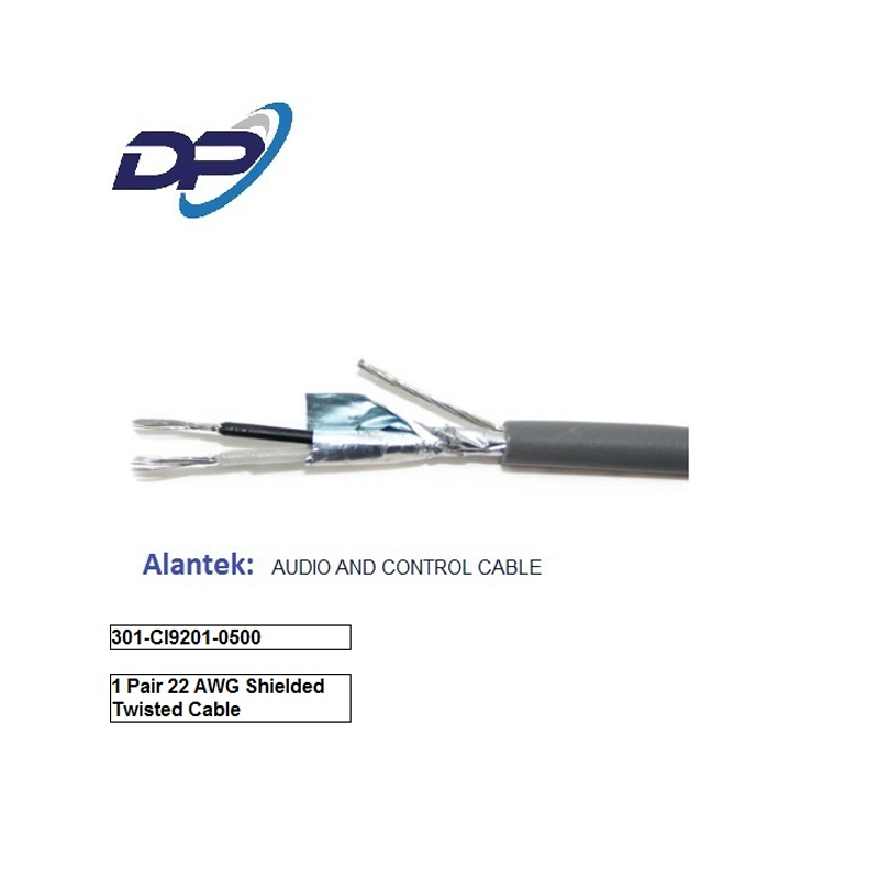 Cáp điều khiển ALANTEK 14AWG 1 Pair 301-CI9601-0500 cáp tín hiệu cáp xoắn chống nhiễu