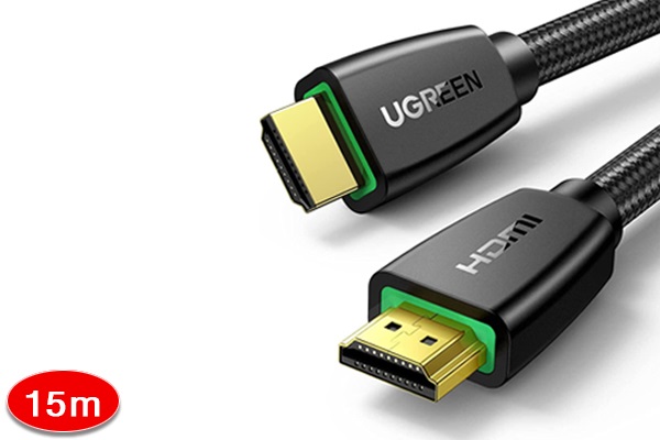 Cáp HDMI 2.0 dài 15m chính hãng Ugreen 40416 cho ra độ phân giải Full HD 1080P 