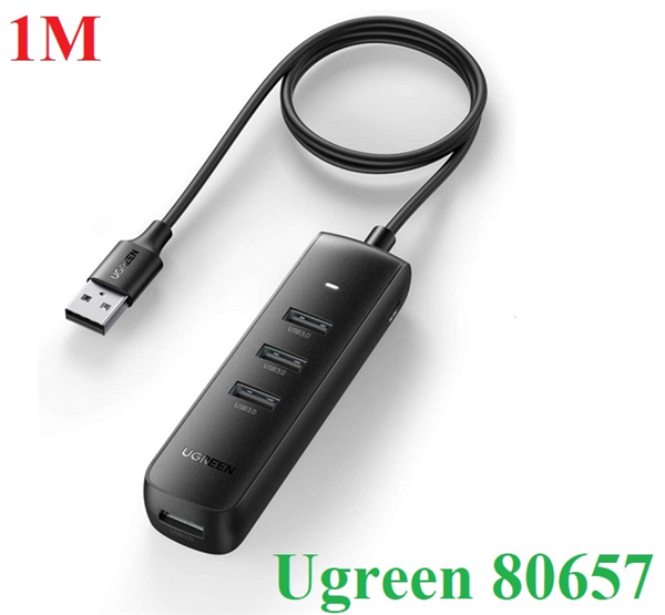 Bộ chuyển đổi tích hợp chia 4 cổng USB 3.0 UGREEN 80657 