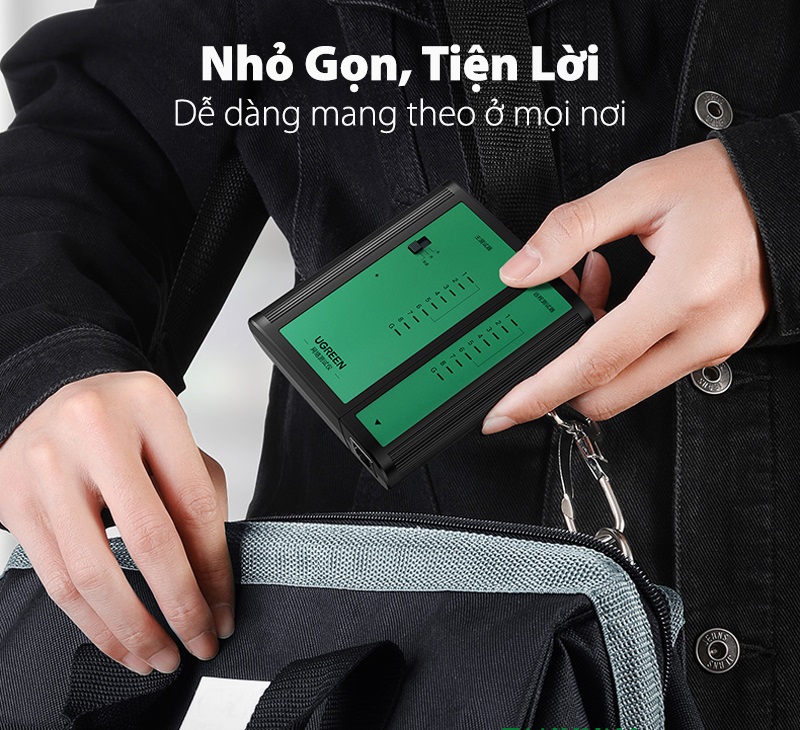 Máy test mạng Ugreen, Network Cabe Tester Ugreen 10950