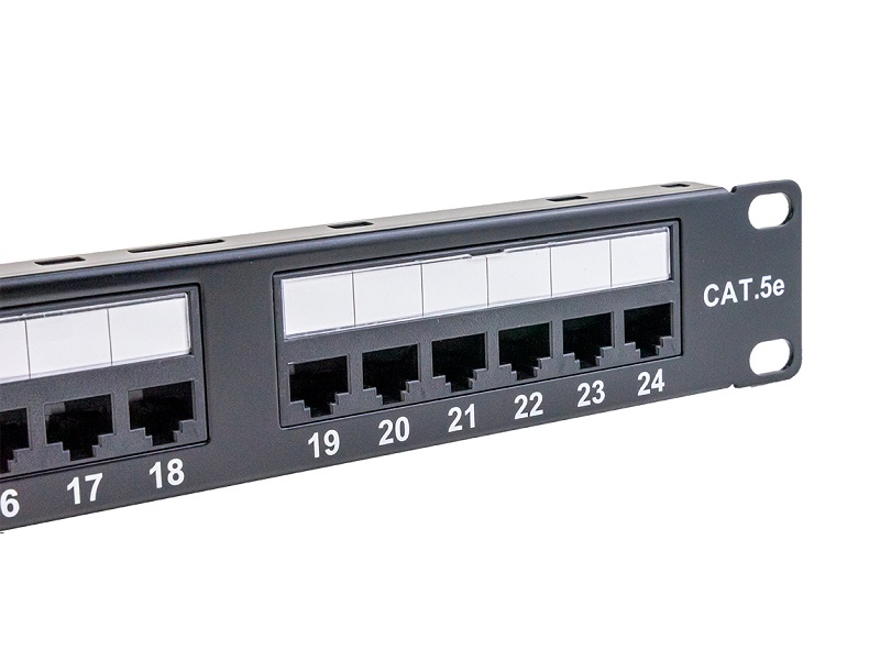 Patch Panel Cat.5e UTP 1U 24P 19inch mã 1402-03019 Chính hãng DINTEK 