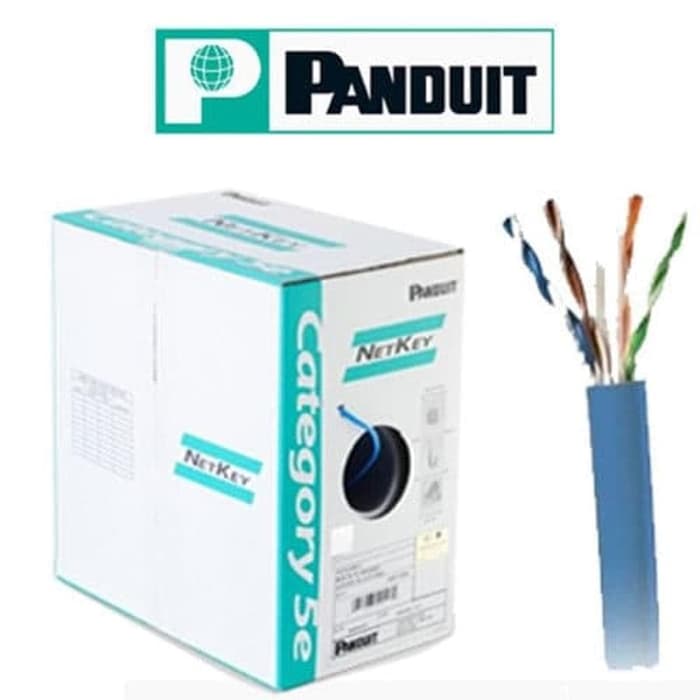 Cáp Mạng PANDUIT NUC5C04BU-C CAT 5E U/UTP 4 Pair 24AWG CM-PVC Màu Xanh