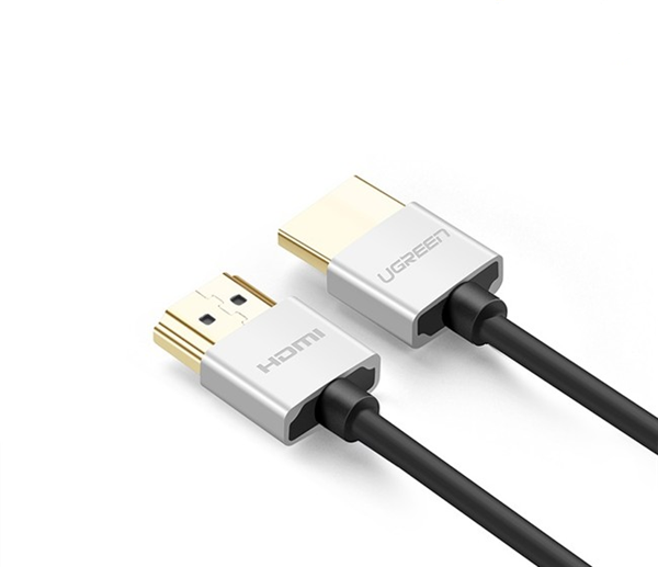 Cáp HDMI 2.0 siêu mỏng dài 1M Chính hãng Ugreen 30476 hỗ trợ độ phân giải 4K