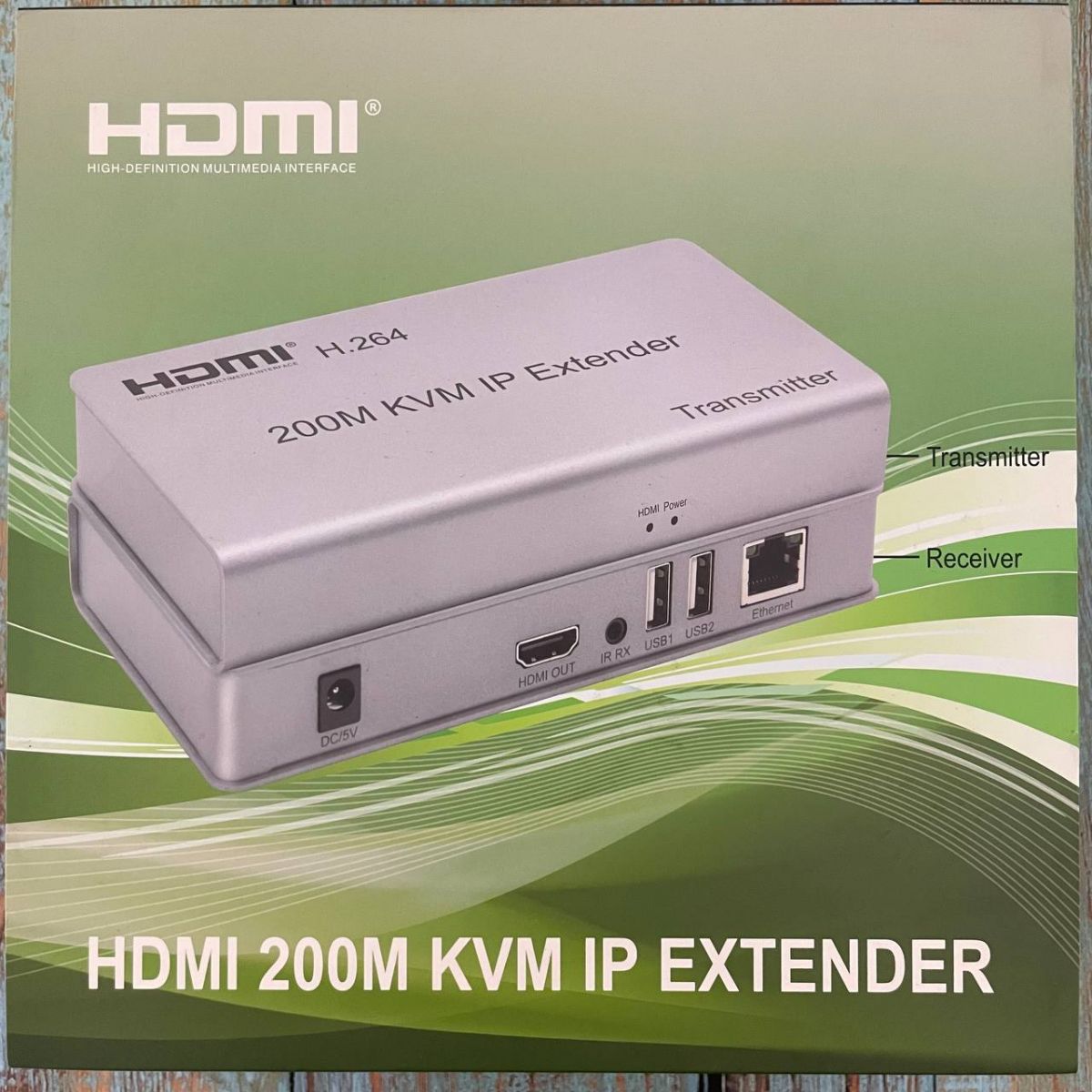 Bộ kéo dài HDMI 120m có USB Holink HL-HDMI-4K USB