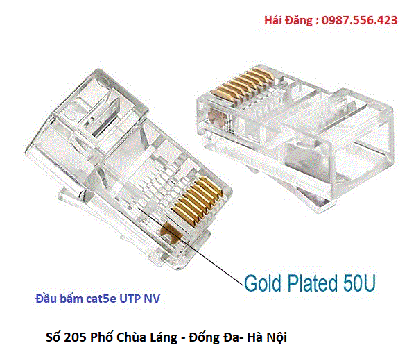 Đầu bấm mạng cat6 Novalink cao cấp chuẩn gigabits