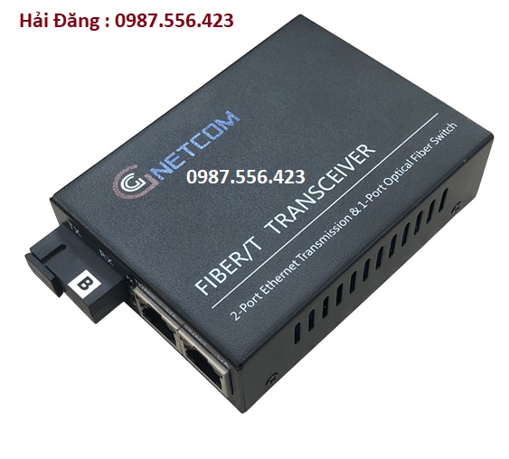 Converter quang Gnetcom 2 Cổng Ethernet 10/100/1000M I PN: GNC-2112S-20B