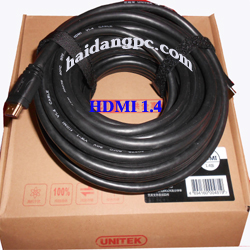 Cáp HDMI Unitek 10m Y-C142M chính hãng , Hỗ trợ Full HD 1080p