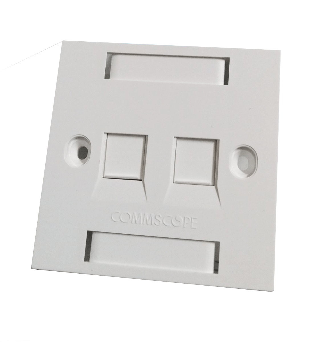 Mặt nạ ổ cắm Wall plate hình vuồng 2 cổng