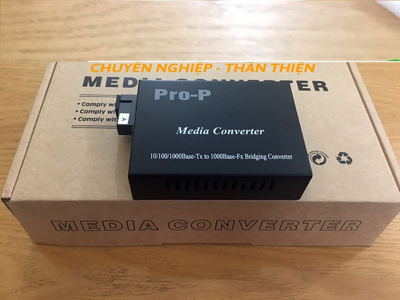 PRO-110S-20B Media Converter 10/100M, SMF, TX1550/RX1310nm, 20KM