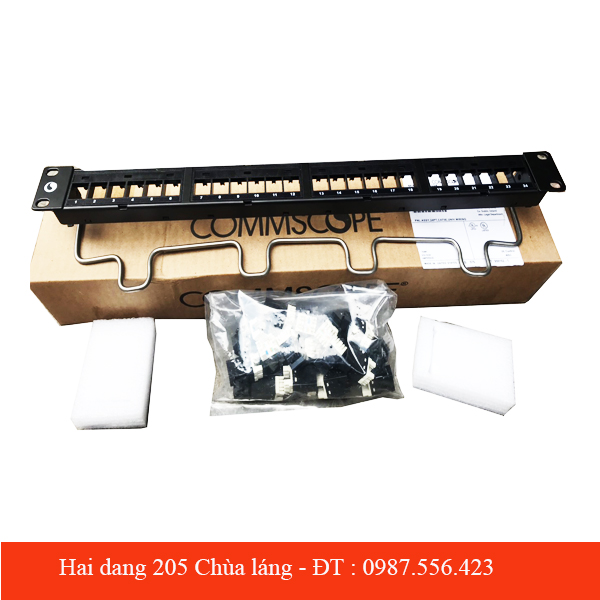 Patch panel 24 ports AMP cat 6 PN 1375014-2