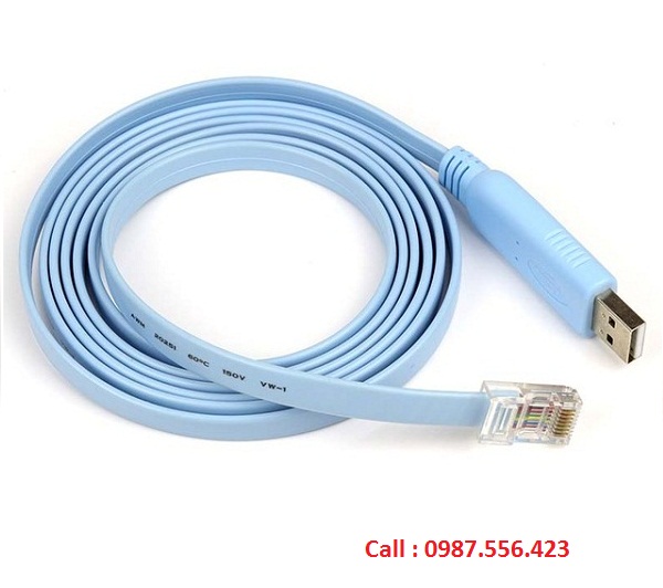 Cáp lập trình cisco - console USB to RJ45