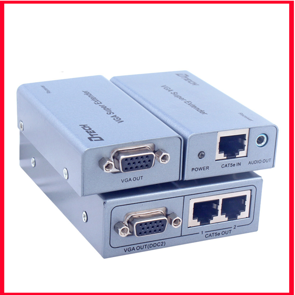 VGA Extender by RJ45 200m chính hãng DTECH DT-7035