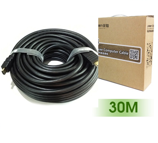 Cáp HDMI Ugreen 30m chính hãng UG-10114 - Hỗ trợ 3D, 4K x 2K, HD1080