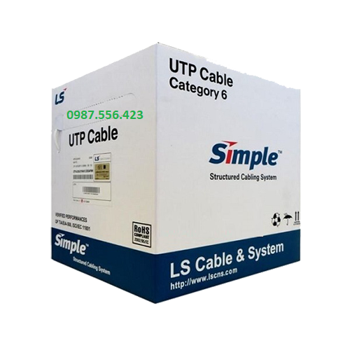 Cáp mạng LS cat6 UTP chính hãng