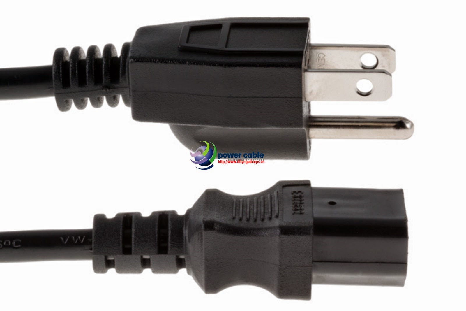 Dây nguồn 3 chân dài 1.5m chuẩn mỹ