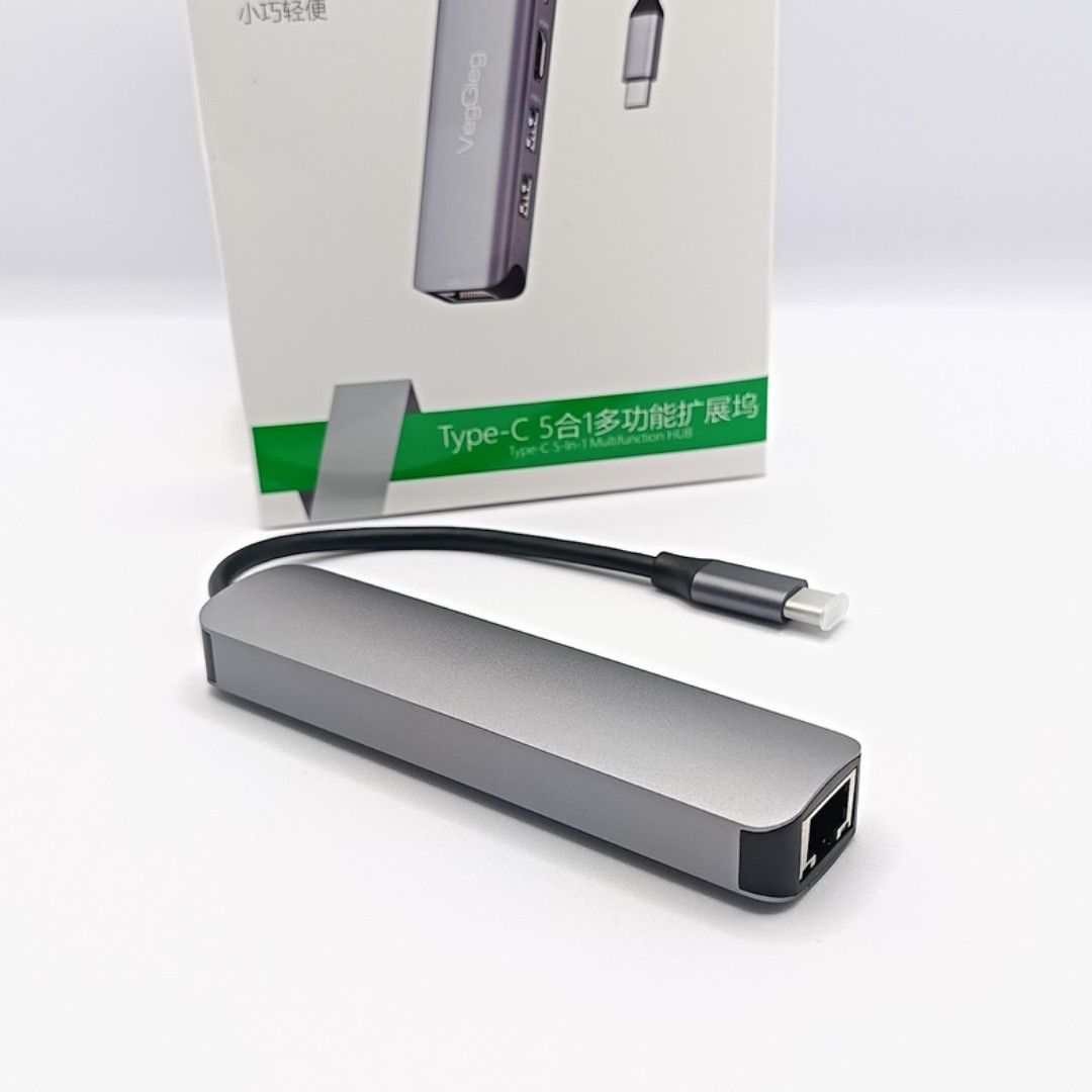 VegGieg Hub chuyển đổi USB Type-C đa năng 10 in1 - V-TC10R Cao cấp