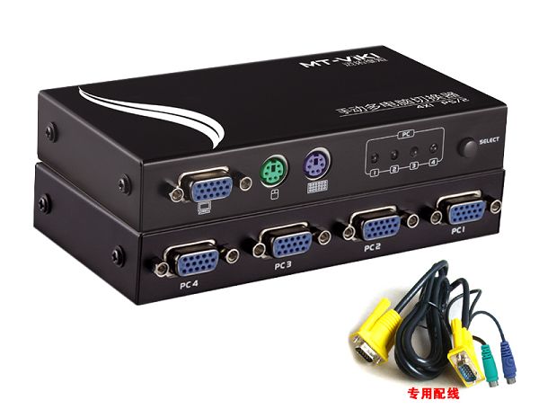 KVM switch 4ports PS/2