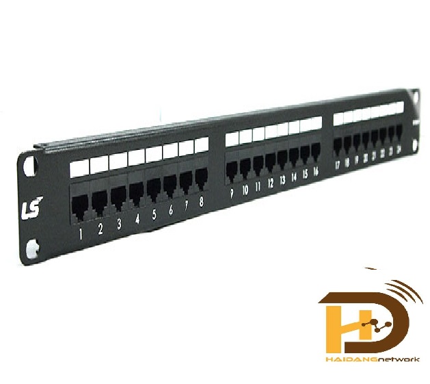 Patch Panel 24 Port Cat6 LS | PN : LS-PP-UC6-24P