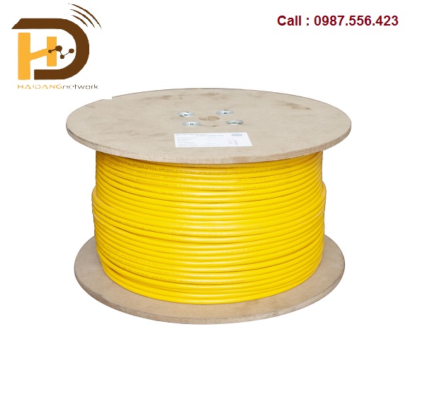 Dây, cáp mạng Cat7A SINO SFTP 22 AWG Màu vàng