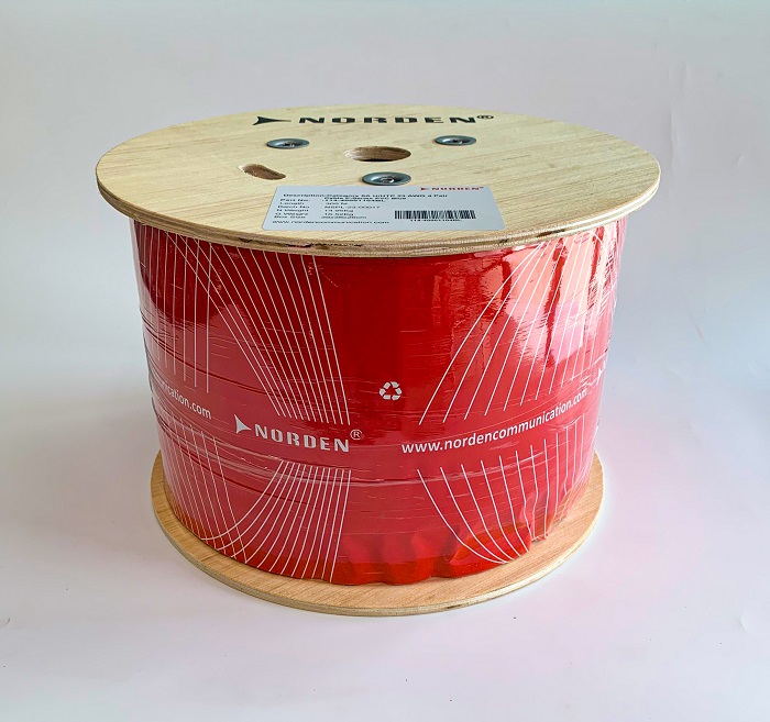 Cáp mạng Cat6A U/UTP Norden chuẩn 23awg, 305m/cuộn mã 114-40001104BL