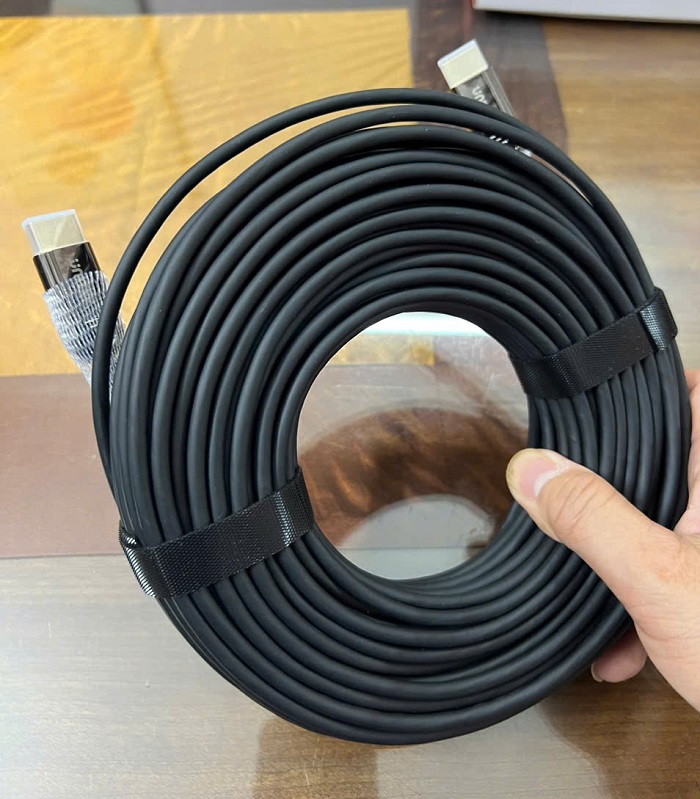 Dây cáp HDMI 2.1 8K Sợi Quang 30M Unitek C11085GY01-30M , Hàng Chính Hãng chất lượng cao siêu nét.