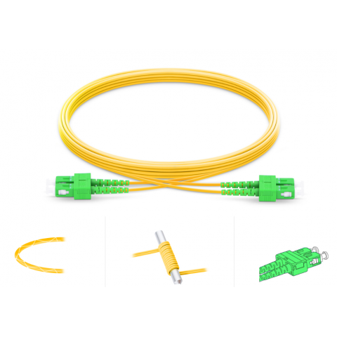 Dây nhẩy quang Patch Cord SCAPC -SCAPC duplex,dây đôi 