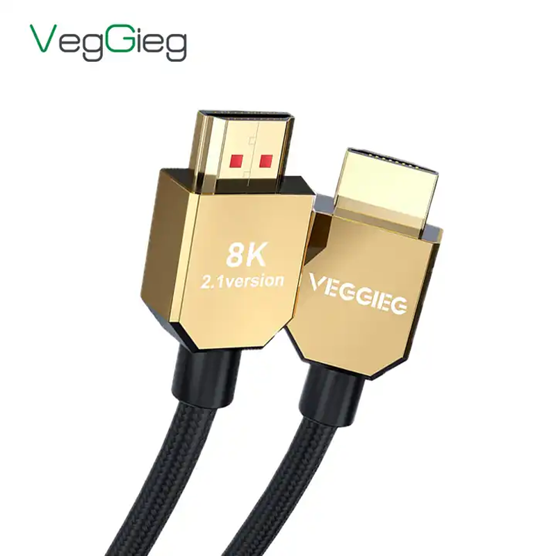 Cáp HDMI 2.1 8K 1.5m V_H503 chính hãng VEGGIEG OFC, hình ảnh sắc nét chuẩn 8K144Hz