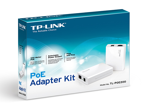 Bộ cấp nguồn TP-Link TL-POE200 khoảng cách truyền lên đến 100 mét