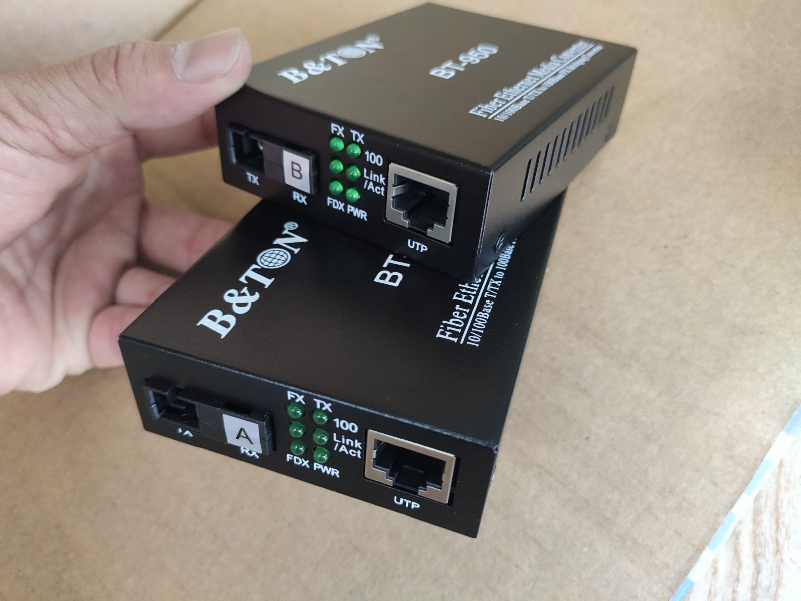 Media Converter chuyển dổi quang BTON BT-914SM-20A/B