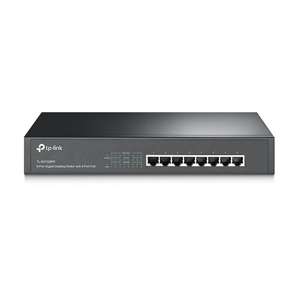 Thiết bị chia mạng, Switch chia mạng TL-SG1008MP Để Bàn 8 Cổng 10/100Mbps với 8 Cổng PoE+