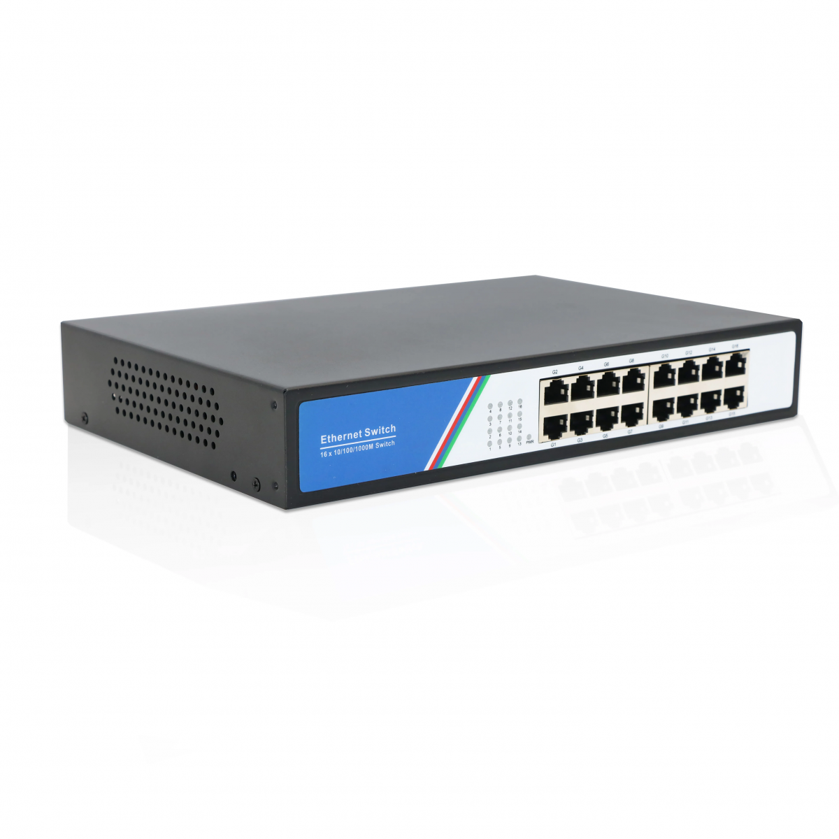 Switch chia tín hiệu Camera tích hợp POE Sợi Ethernet 100MBPS Poe 16 Cổng Tshield