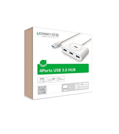 Hub USB 3.0 ra 4 cổng dài 80cm chính hãng Ugreen 20283 cao cấp