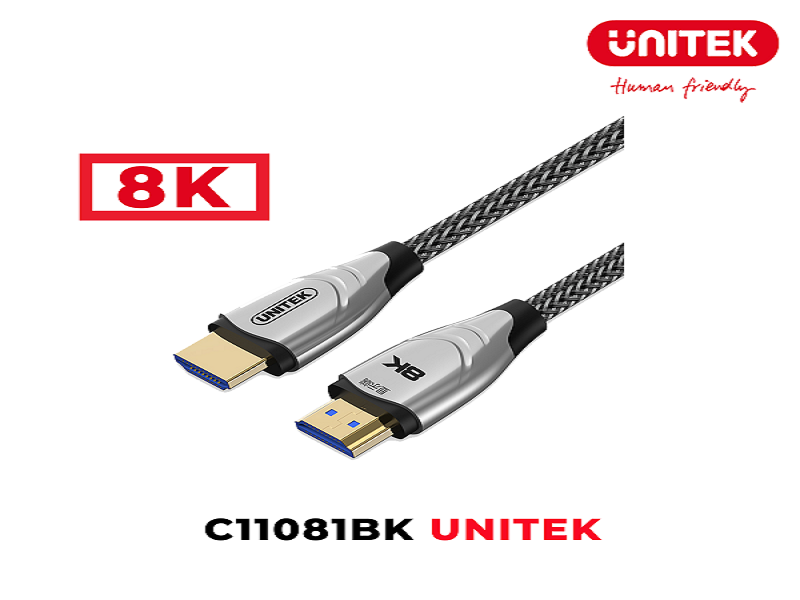 Cáp Quang HDMI 2.0 UNITEK C11081BK 15M - Hỗ Trợ 8K@60Hz, Truyền Xa Không Suy Hao, Cao Cấp