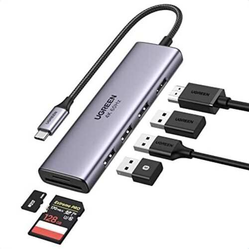 Thiết bị chia cổng kết nối đa chức năng Ugreen 60383 Chuẩn HDMI