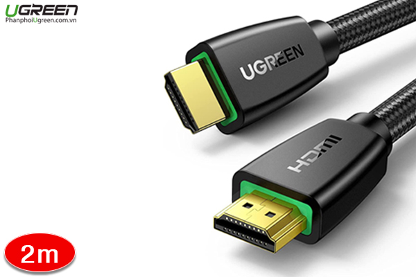 Cáp chuyển đổi tín hiệu HDMI 2.0 dài 2m chính hãng Ugreen 40410