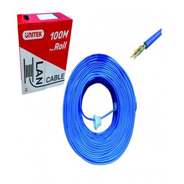 Cáp UTP 305m Cat5E 0.5CCA C18126BL xanh UNITEK