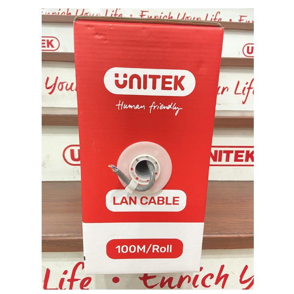 Cáp UTP lOOm Cat5 0.43BC C18128AGY xám UNITEK