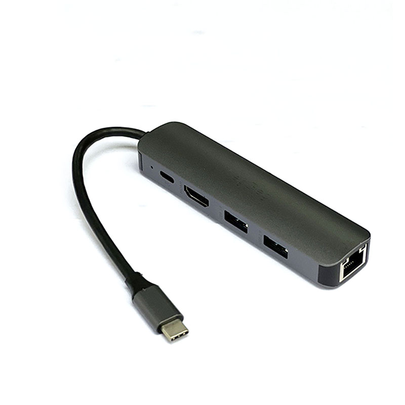 Hub chuyển đổi đa năng Type C V-TC05R Veggieg dùng cho Macbook