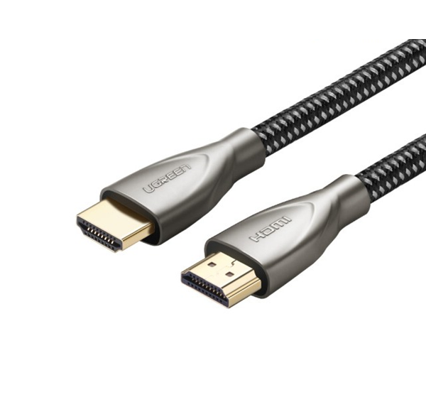 Cáp HDMI 2.0 Carbon 3m chuẩn 4K 60Hz Ugreen 50109 đầu mạ vàng