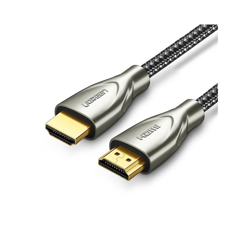 Cáp HDMI 2.0 Carbon 3m chuẩn 4K 60Hz Ugreen 50109 đầu mạ vàng