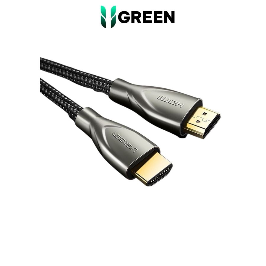 Cáp HDMI 2.0 Carbon 3m chuẩn 4K 60Hz Ugreen 50109 đầu mạ vàng