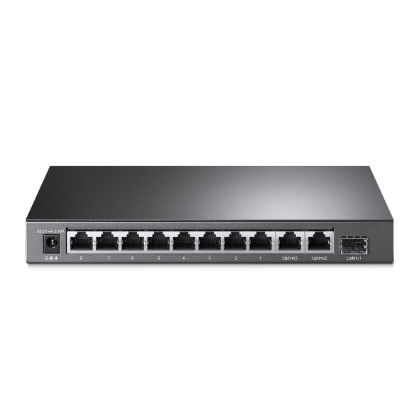 Switch chia mạng 10-Port Gigabit Desktop Switch with 8-Port PoE+, Switch TL-SG1210MP