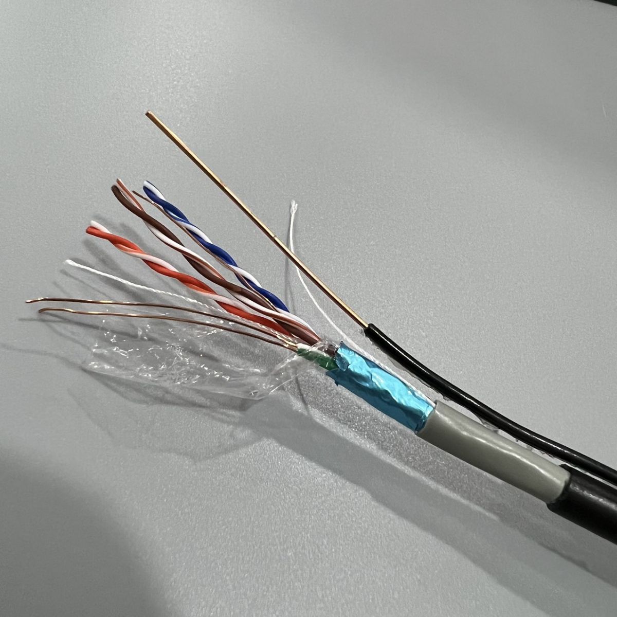 Cáp mạng CAT6A ngoài trời bọc bạc chống nhiễu FTP ACT-6ALANOD-305