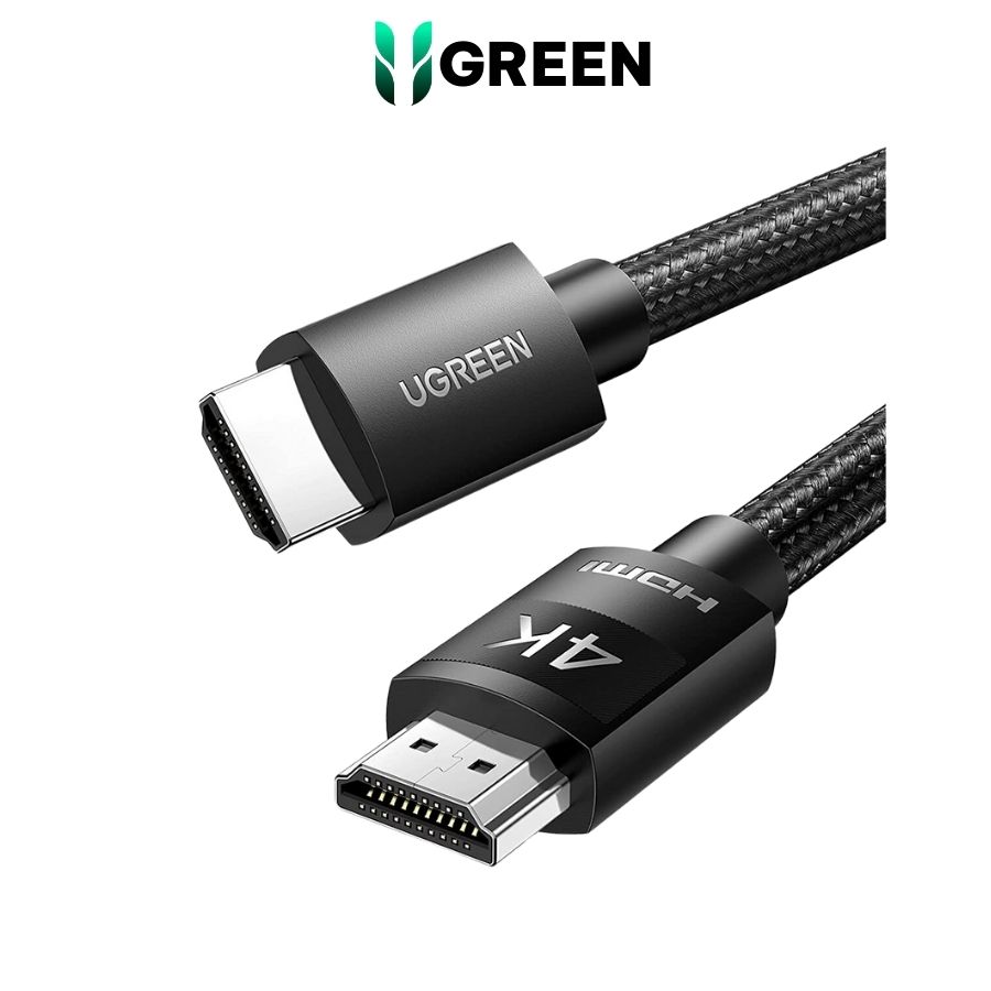 Cáp chuyển đổi HDMI 2.0 dài 2M Ugreen 40101 vỏ bọc nylon chống dứt gãy