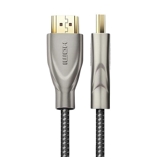 Cáp HDMI 2.0 Carbon 10m Ugreen 50112 đầu nối mạ vàng độ phân giải 4K 60Hz