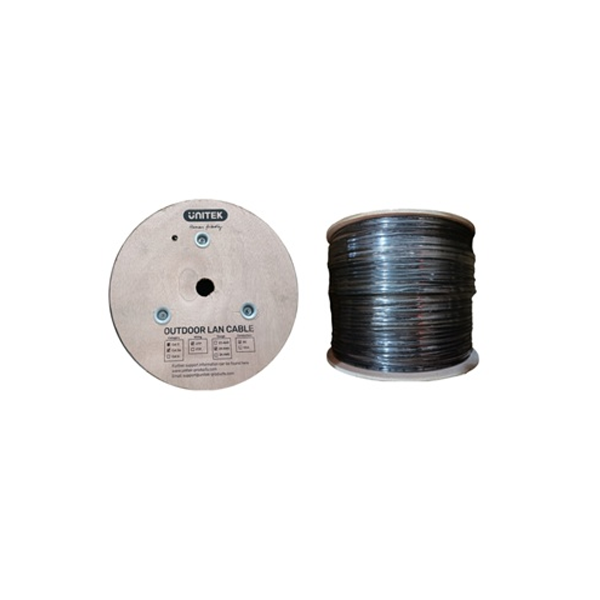 Cáp UTP 305m Cat5E 0.50CCA C18135GY đen UNITEK