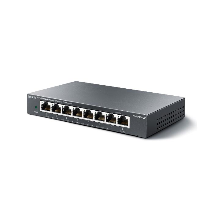 Switch PoE 8 cổng gigabit TP-Link TL-RP108GE 10/100/1000 Mbps Cổng RJ45