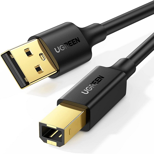 Cáp máy in đầu USB 2.0 mạ vàng dài 1m Ugreen 20846