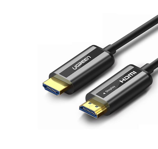 Cáp HDMI 2.0 sợi quang hợp kim kẽm 50m chính hãng Ugreen 50219 cao cấp