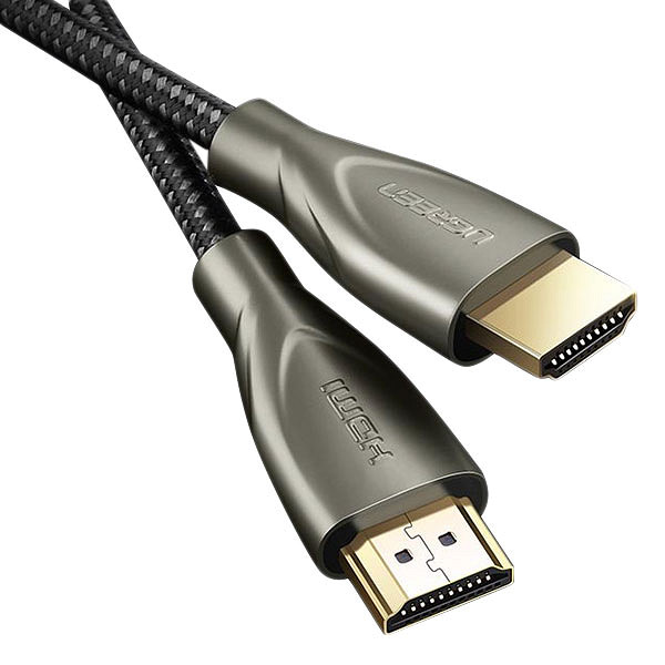 Cáp HDMI 2.0 Carbon 1,5m chuẩn 4K tần số quét 60Hz Ugreen 50107 mạ vàng 